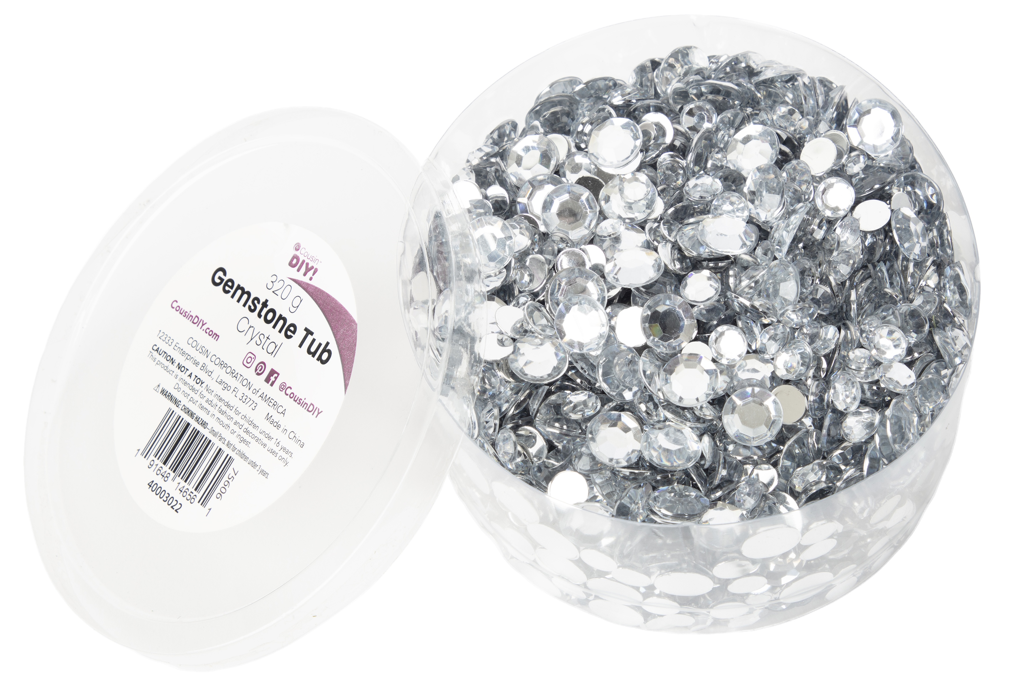 CousinDIY Gemstone Tub-Crystal