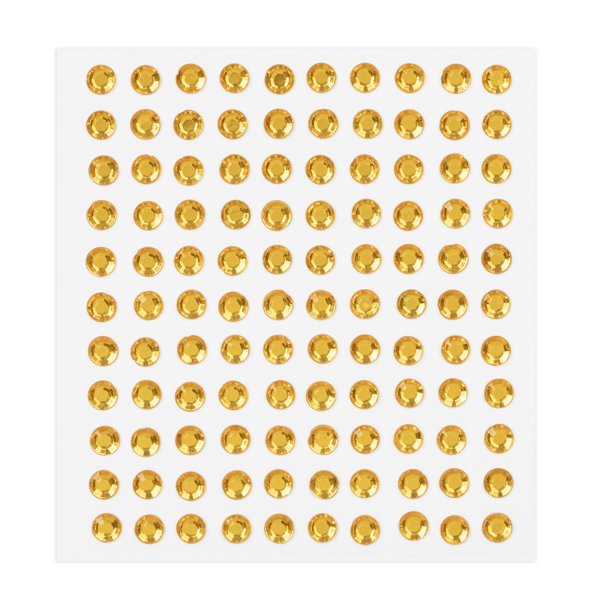 CousinDIY Acrylic Adhesive Gems 6mm-Gold