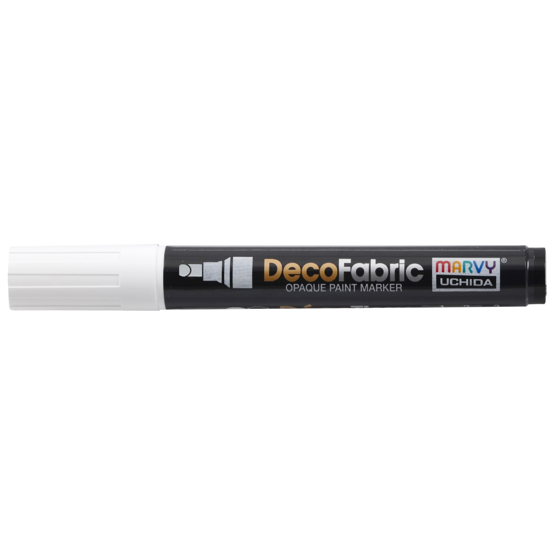 Uchida DecoFabric Opaque Paint Marker Chisel Tip-White