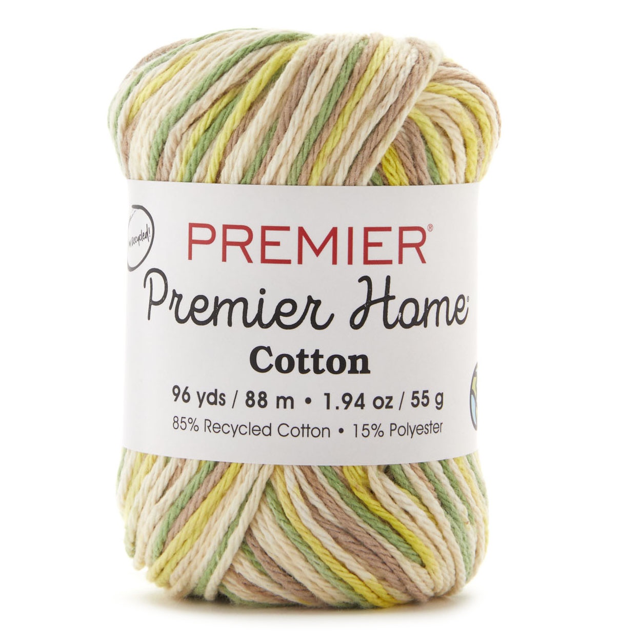Premier Home Cotton Multi Yarn-Lemon Lime Multi