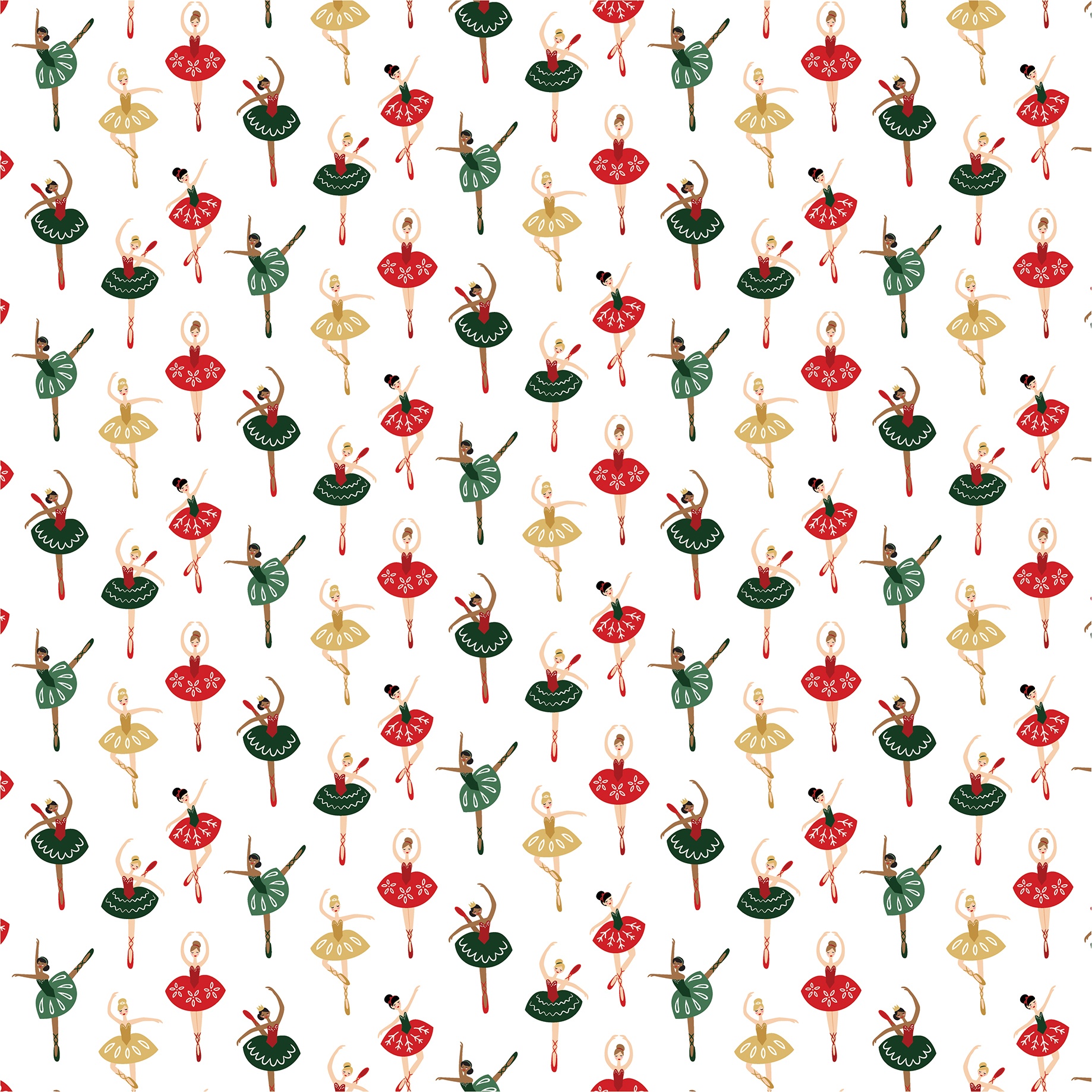 Nutcracker Christmas Double-Sided Cardstock 12