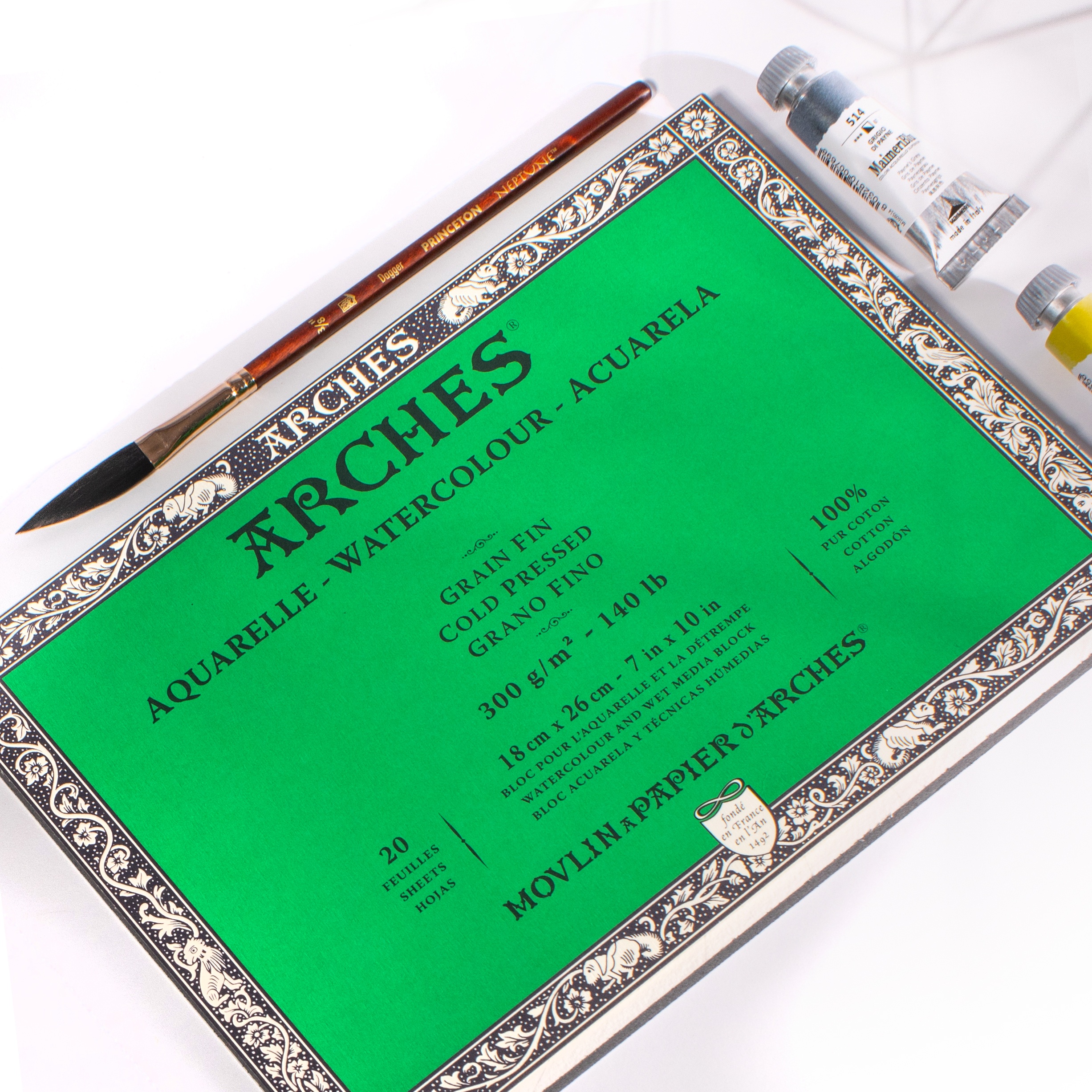 Arches Aquarelle Cold Pressed Watercolor Block 7