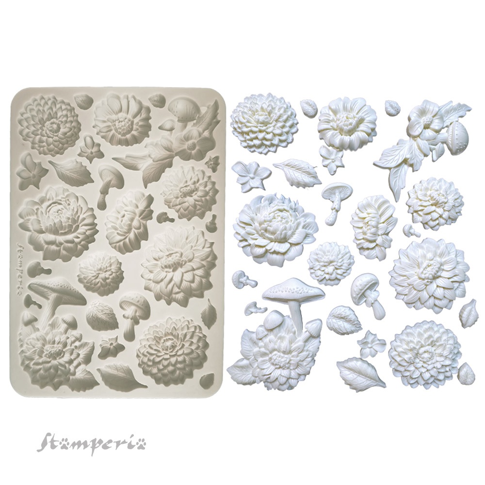 Stamperia Silicone Mold A5-Peony