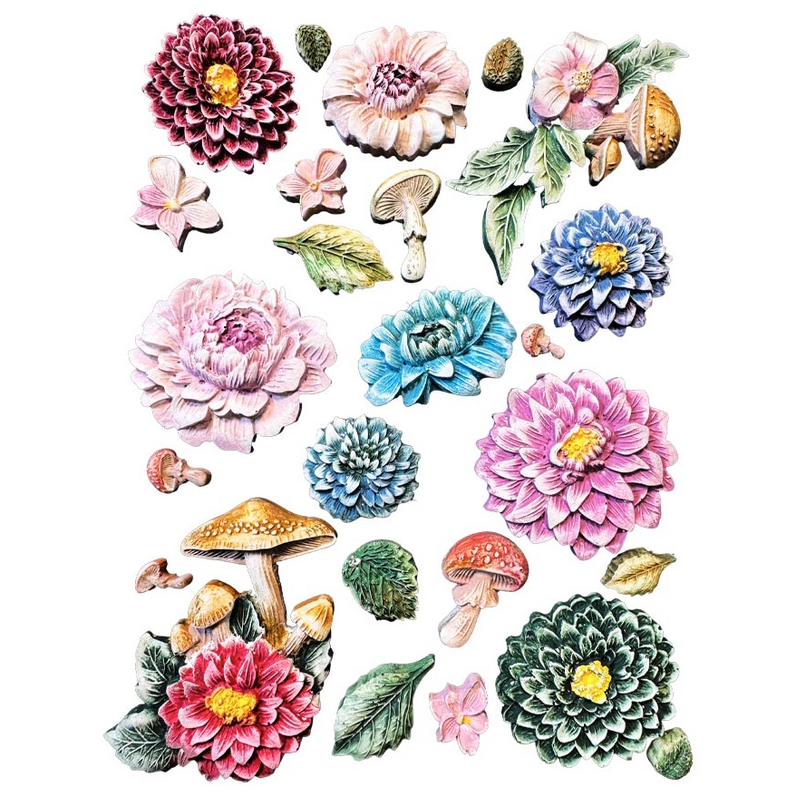 Stamperia Silicone Mold A5-Peony