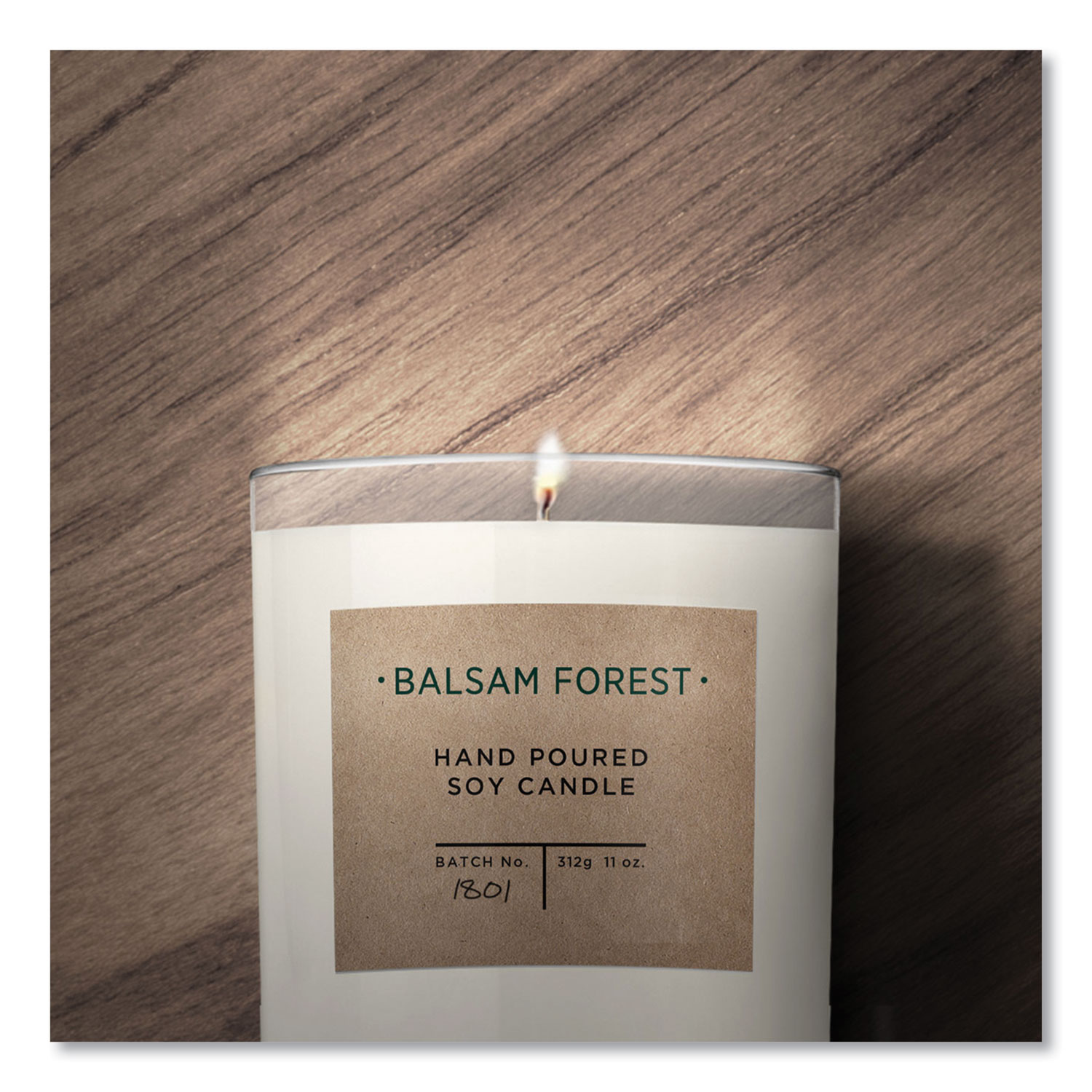 Avery® Square Print-to-the-Edge Labels, 2 x 2, Kraft Brown, 300/Pack