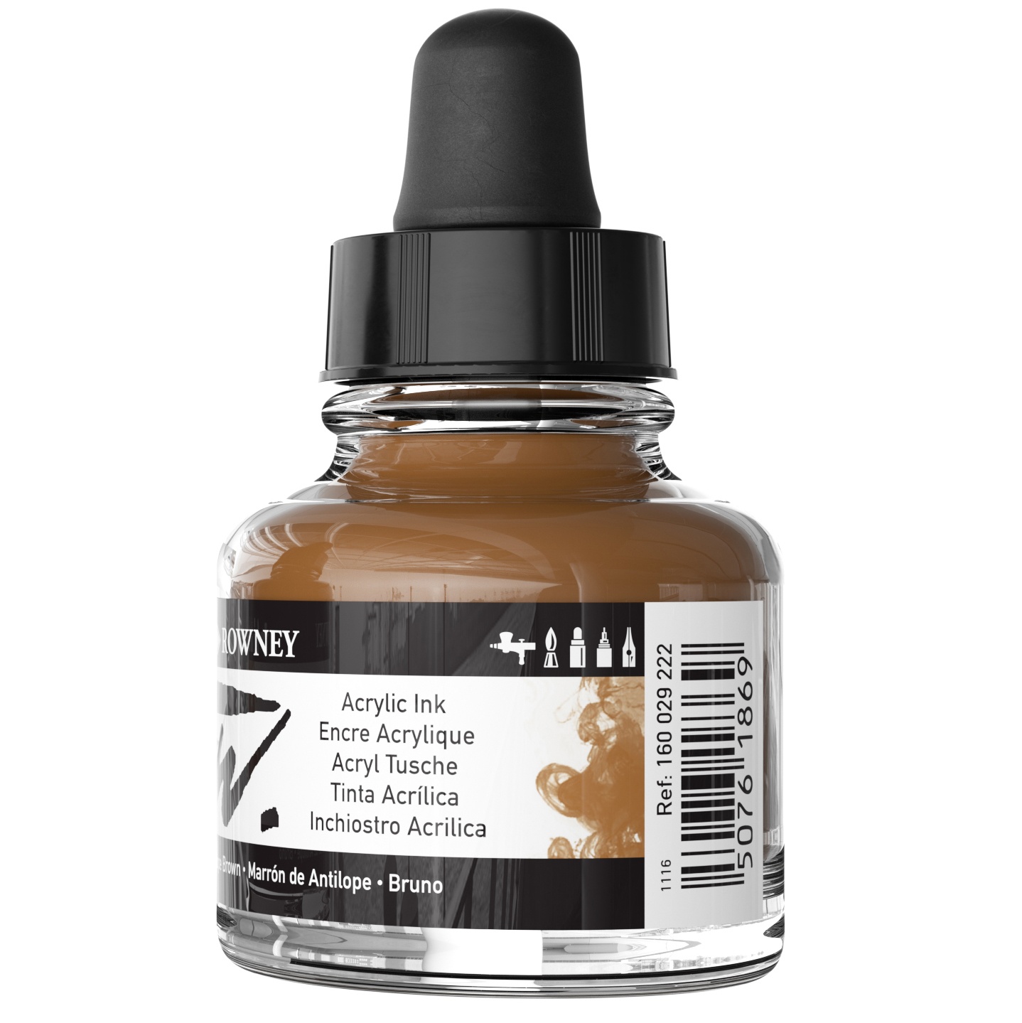 FW Acrylic Artists Ink 1oz-Antelope Brown