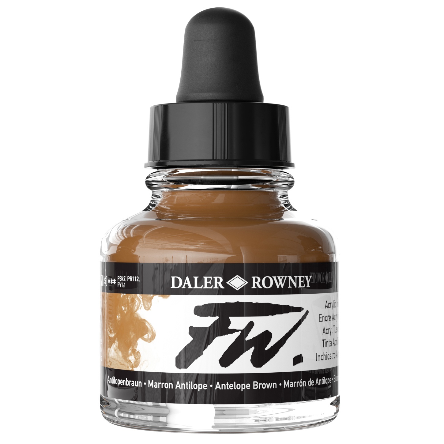 FW Acrylic Artists Ink 1oz-Antelope Brown