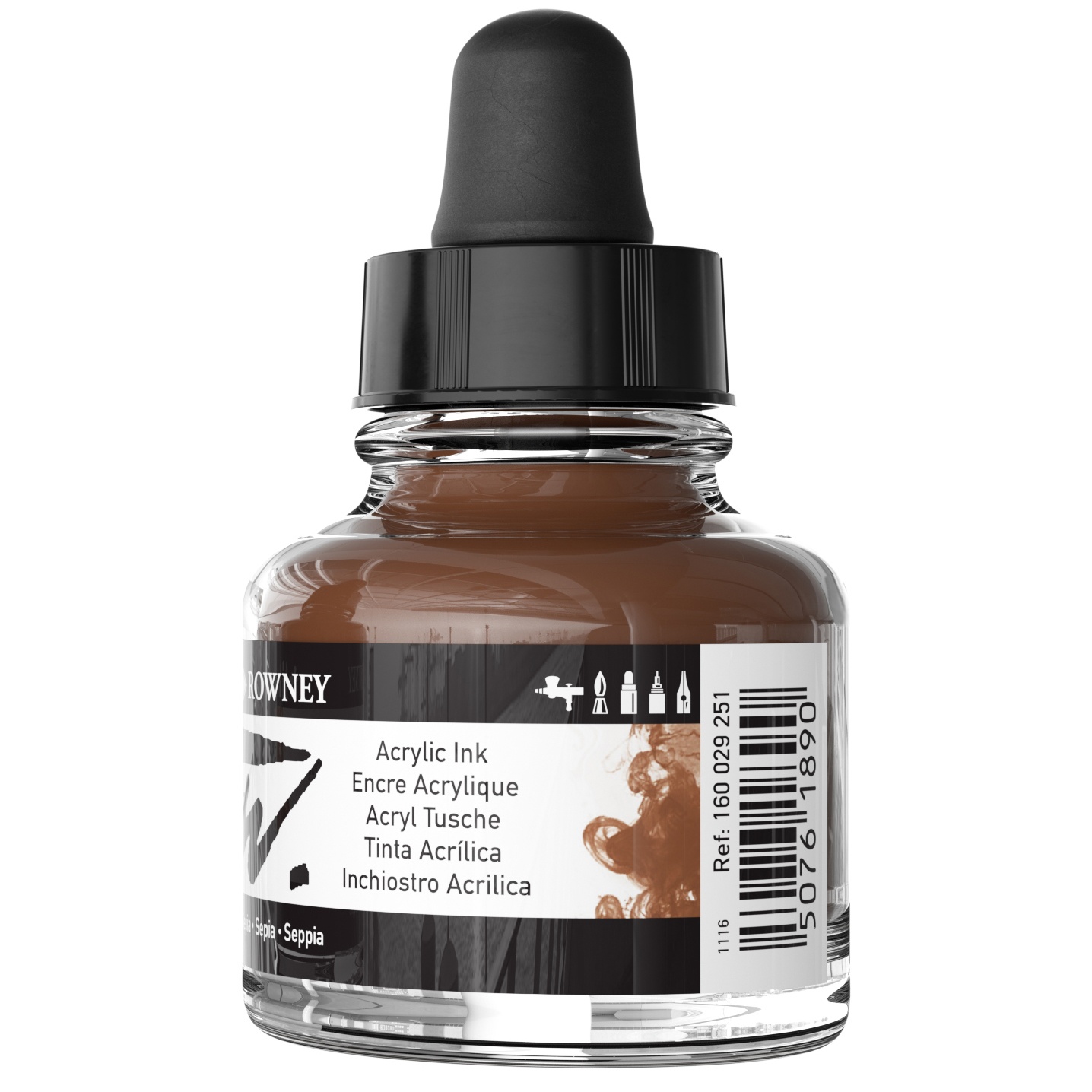FW Acrylic Artists Ink 1oz-Sepia