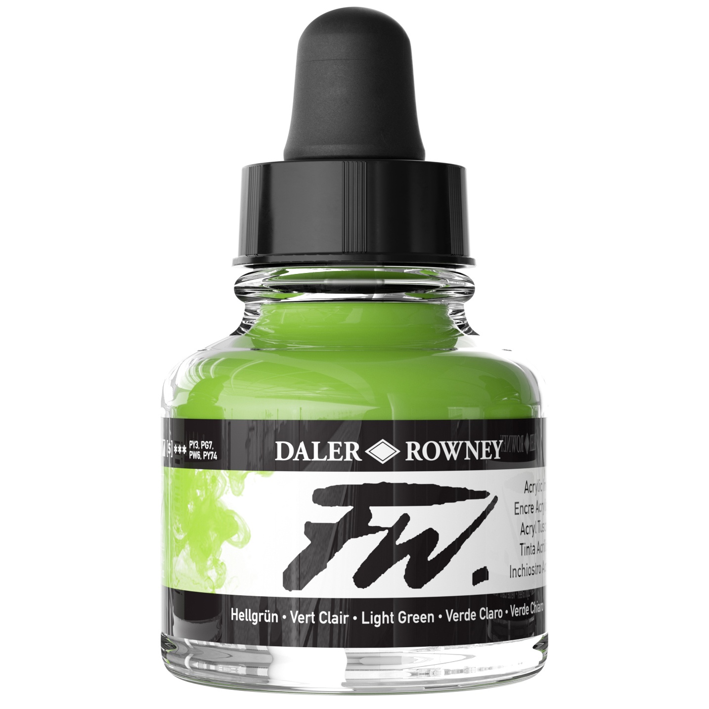 FW Acrylic Artists Ink 1oz-Light Green