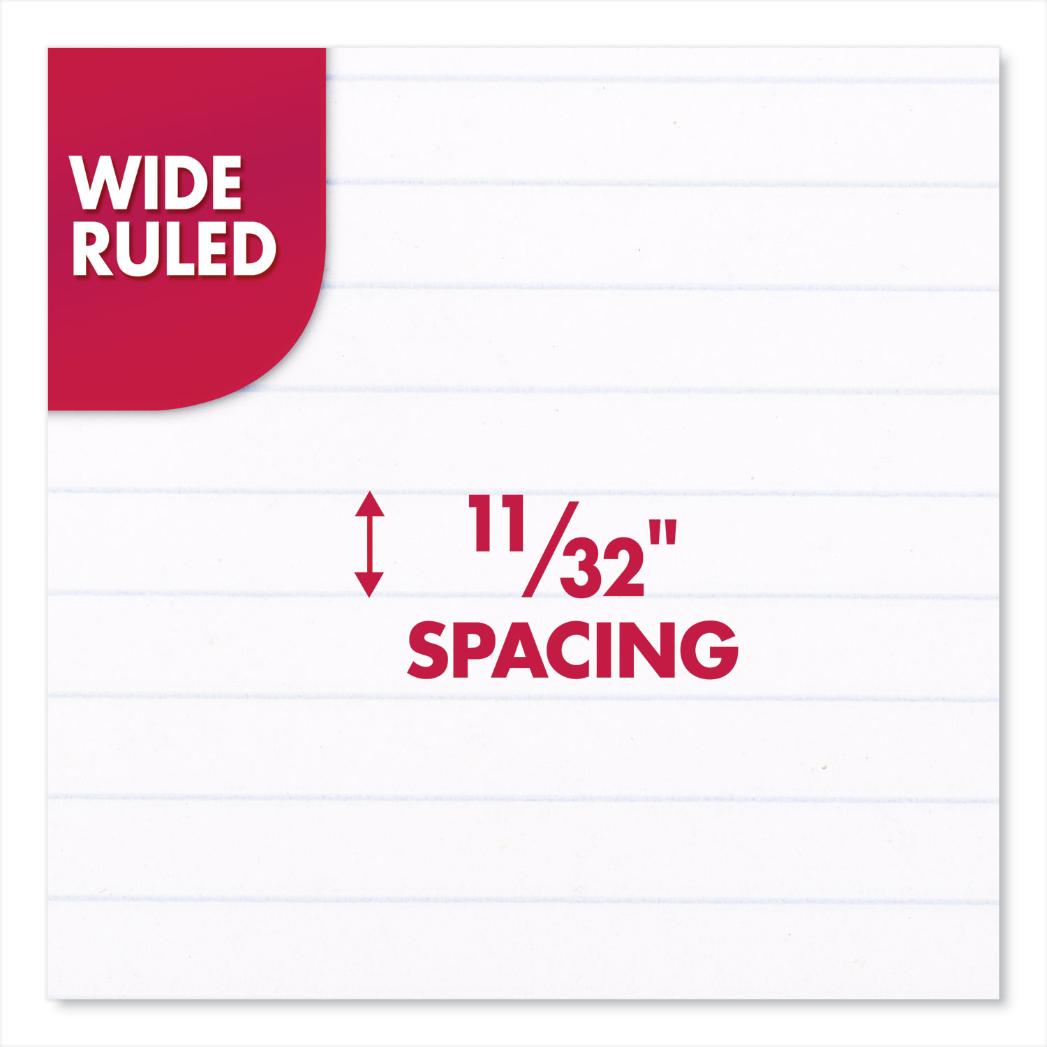 Mead 1 Subject Wide Ruled Spiral-Bound Notebook 10.5