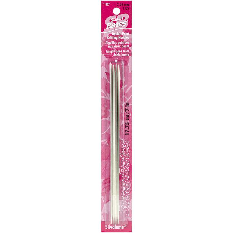 Silvalume Double Point Knitting Needles 7