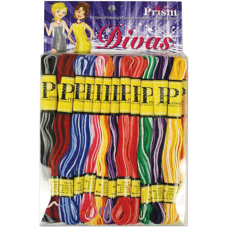 Prism 6-Strand Floss Pack 8.7yd 24/Pkg Divas