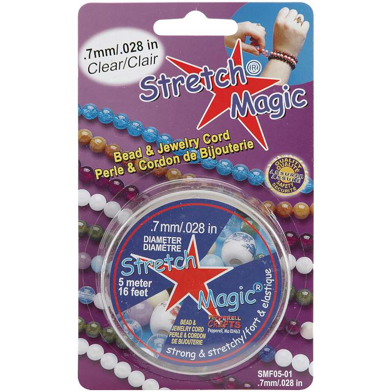 Stretch Magic Bead & Jewelry Cord .7mmX5m Clear