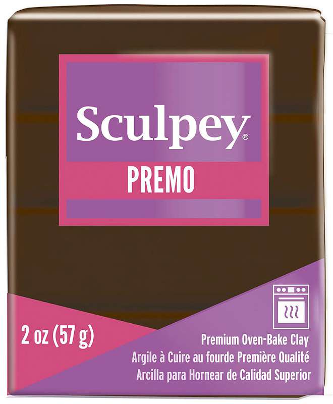 Premo Sculpey Polymer Clay 2oz Burnt Umber