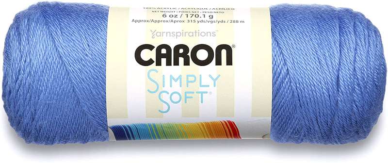 Simply Soft Brites Yarn Berry Blue