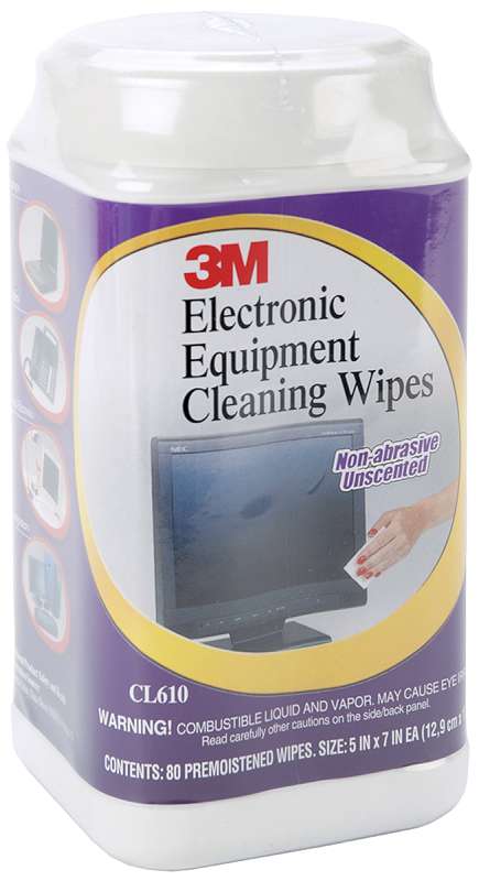 Electronic Equipment Cleaning Wipes 80/Pkg
