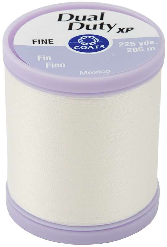 Dual Duty XP Fine Thread 225yd White