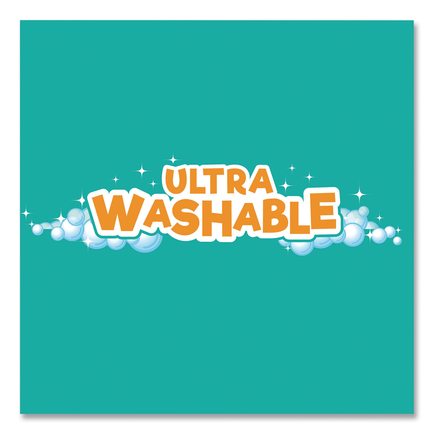 KIDS ULTRA WASHABLE MARKERS, MEDIUM BULLET TIP, ASSORTED COLORS, 10/PACK