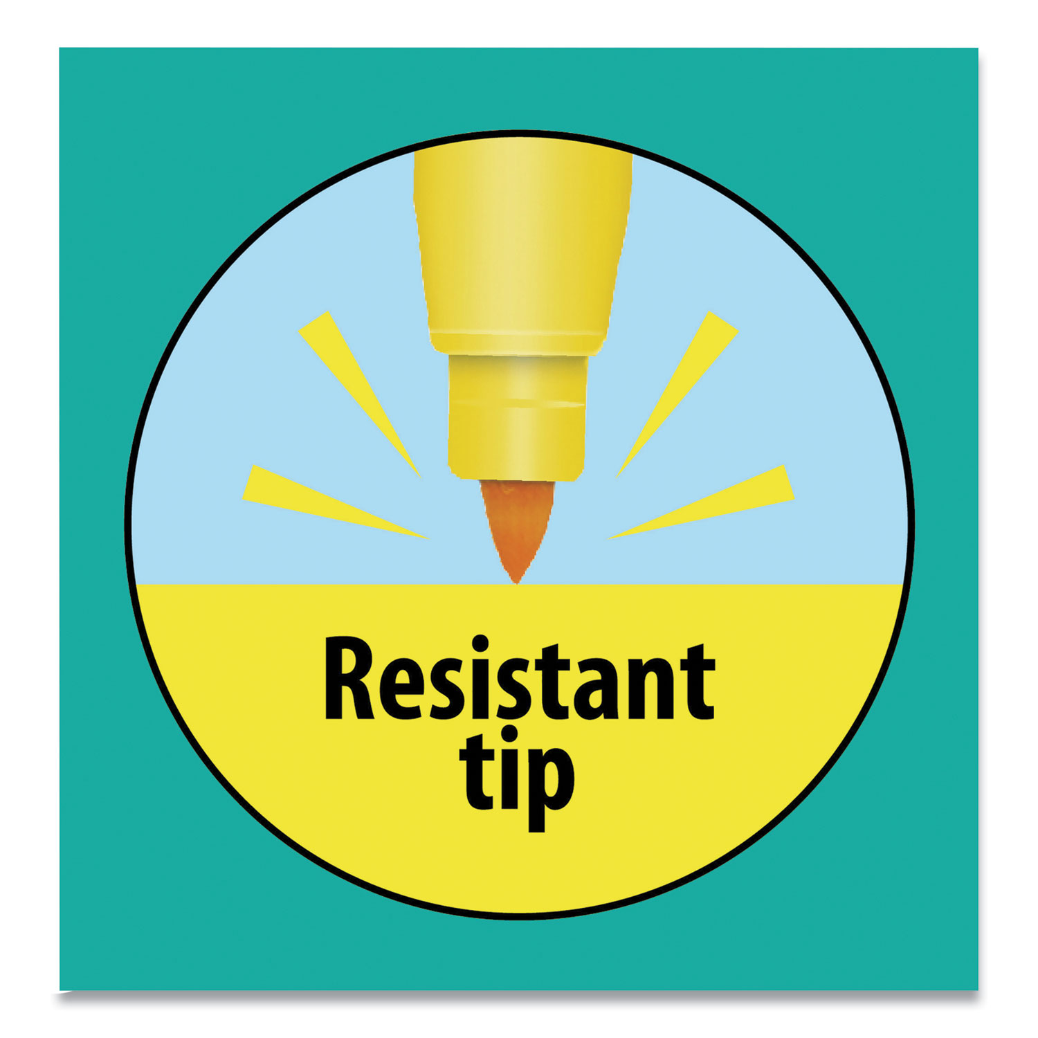 KIDS ULTRA WASHABLE MARKERS, MEDIUM BULLET TIP, ASSORTED COLORS, 10/PACK