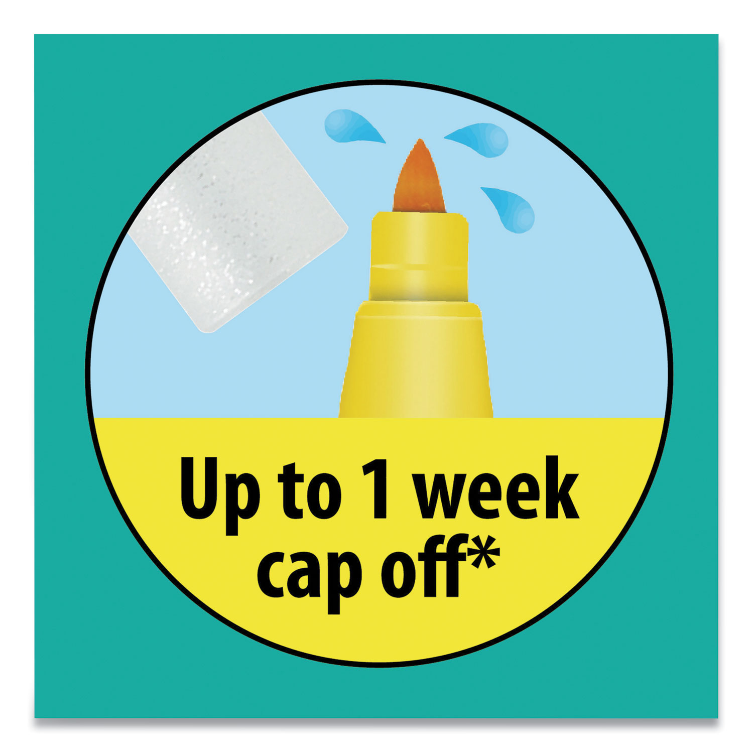 KIDS ULTRA WASHABLE MARKERS, MEDIUM BULLET TIP, ASSORTED COLORS, 10/PACK