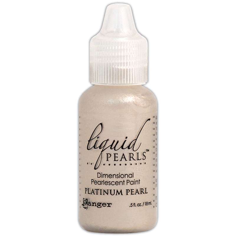 Liquid Pearls Dimensional Pearlescent Paint .5oz Platinum