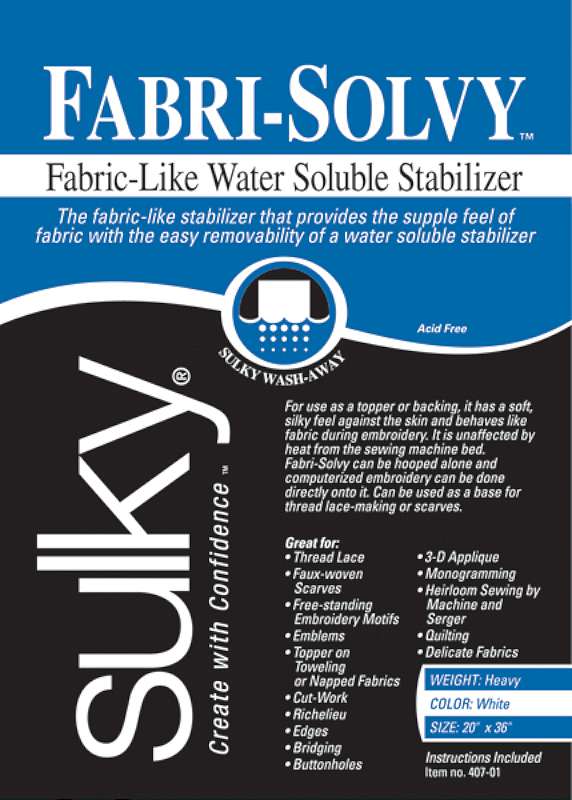 Fabri-Solvy Soluble Stabilizer 20