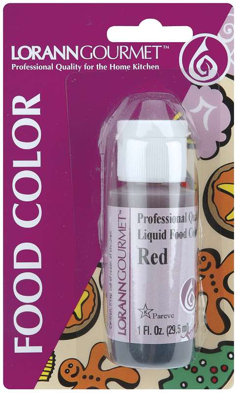 Liquid Food Color 1oz Red