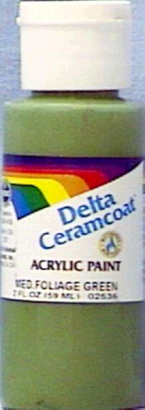 Ceramcoat Acrylic Paint 2oz Medium Foliage Green - Opaque