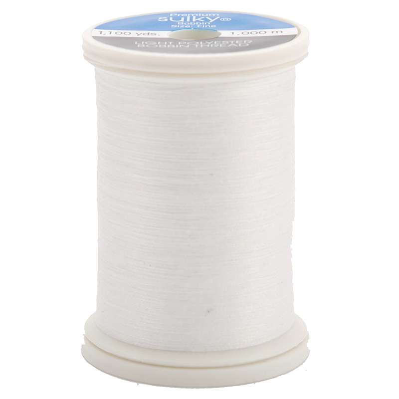 Sulky Bobbin Thread 60wt 1,100yd White