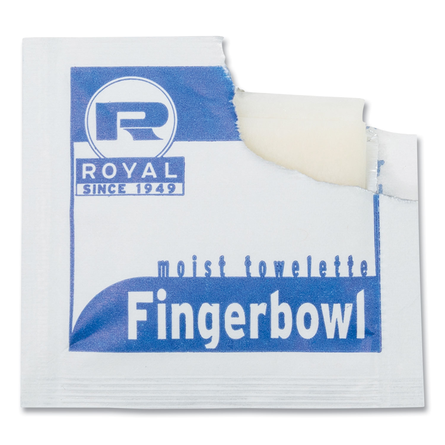 Royal Paper Moist Towelettes, Lemon Scented, Individually Wrapped, 1000/Carton