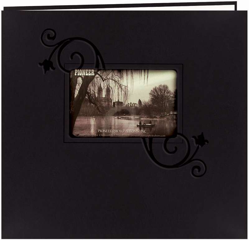 Pioneer Embossed Leatherette Post Bound Album 12