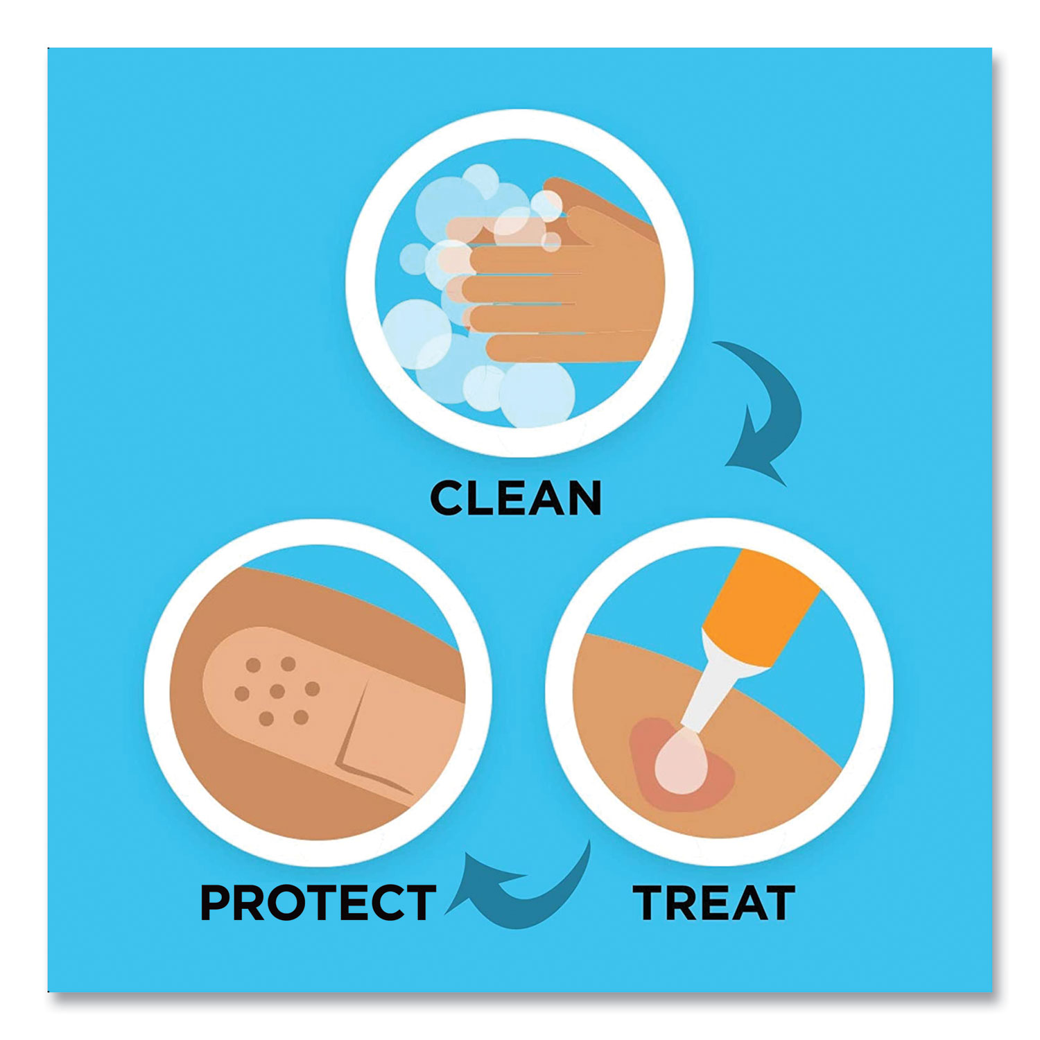 BAND-AID® Flexible Fabric Adhesive Bandages, 1