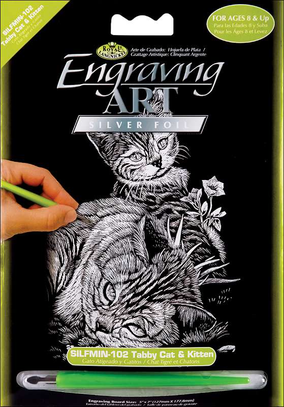 Silver Foil Engraving Art Mini Kit 5