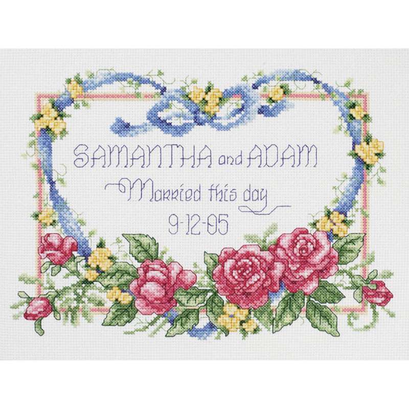 Married This Day Counted Cross Stitch Kit 10
