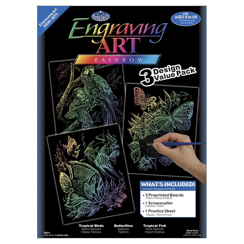 Foil Engraving Art Kit Value Pack 8.75