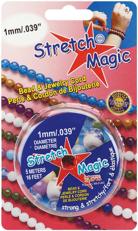 Stretch Magic Bead & Jewelry Cord 1mmX5m Pearl