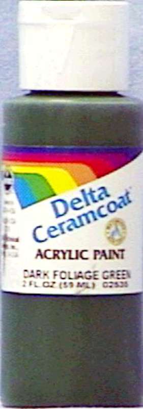 Ceramcoat Acrylic Paint 2oz Dark Foliage Green - Opaque