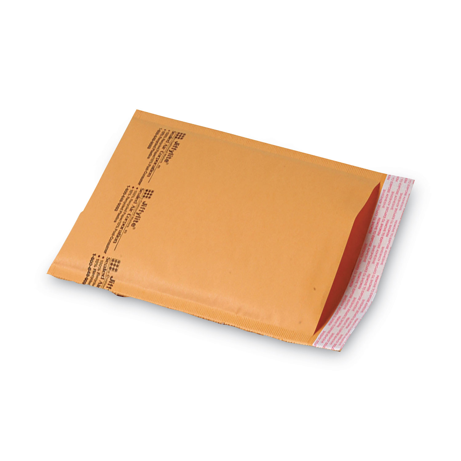 Sealed Air Jiffylite Self Seal Mailer, #0, 6 x 10, Golden Brown, 25/Carton