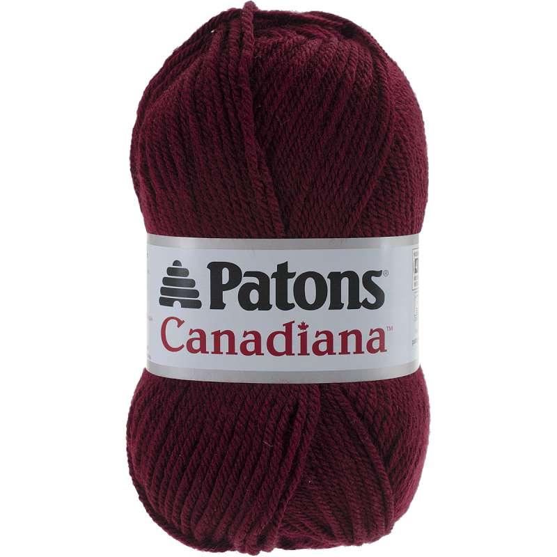Canadiana Yarn - Solids Burgundy