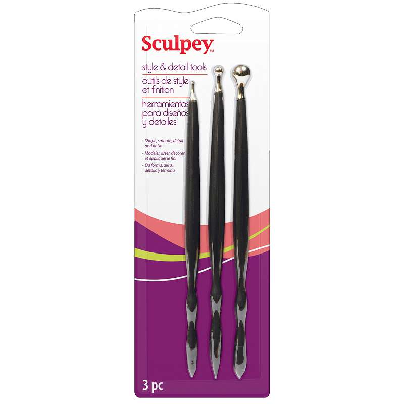 Sculpey Style & Detail Tools 3/Pkg