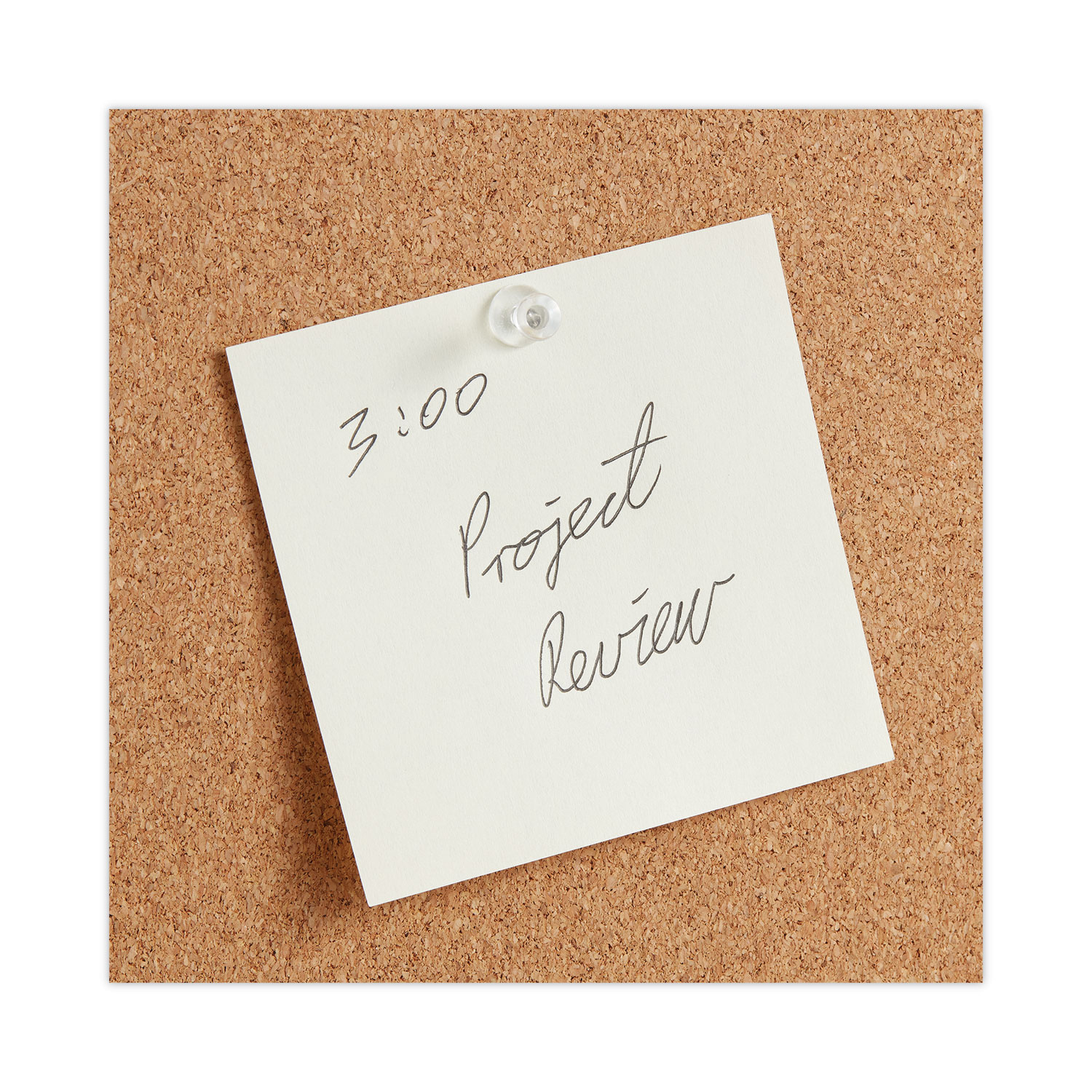 Universal® Clear Push Pins, Plastic, 3/8