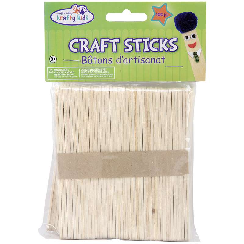 Craft Sticks Natural 4.5