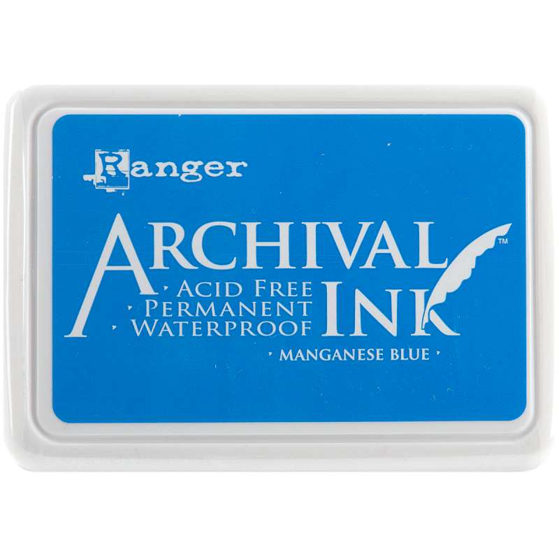 Archival Ink Pad #0 Manganese Blue