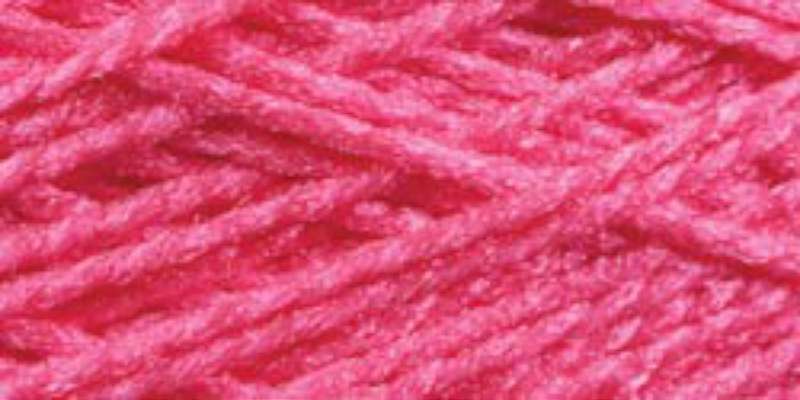 Needloft Craft Yarn 20yd Bright Pink