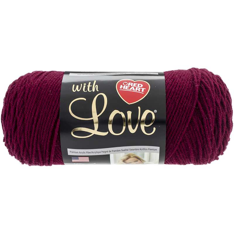 Red Heart With Love Yarn Merlot