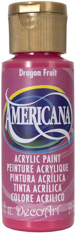 Americana Acrylic Paint 2oz Dragon Fruit - Opaque