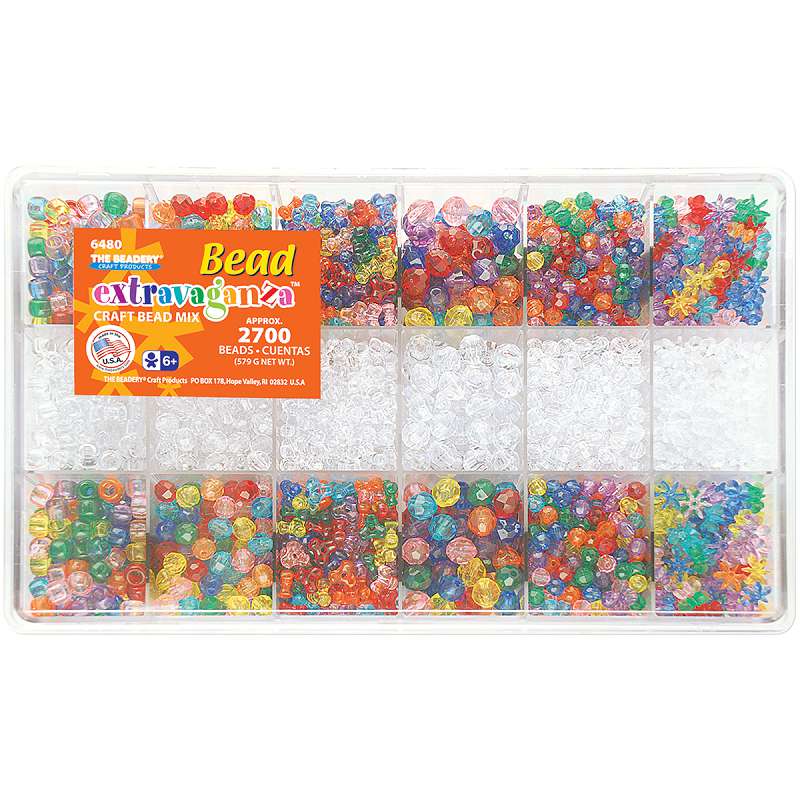 Bead Extravaganza Bead Box Kit 20.4oz Multicolor