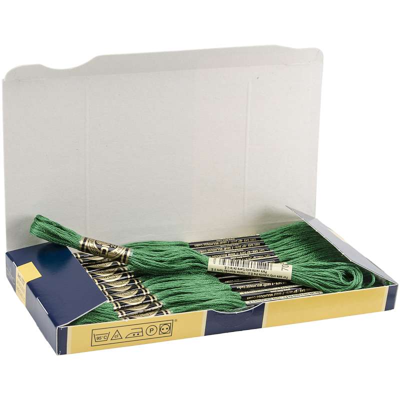 DMC 6-Strand Embroidery Cotton 8.7yd Bright Christmas Green