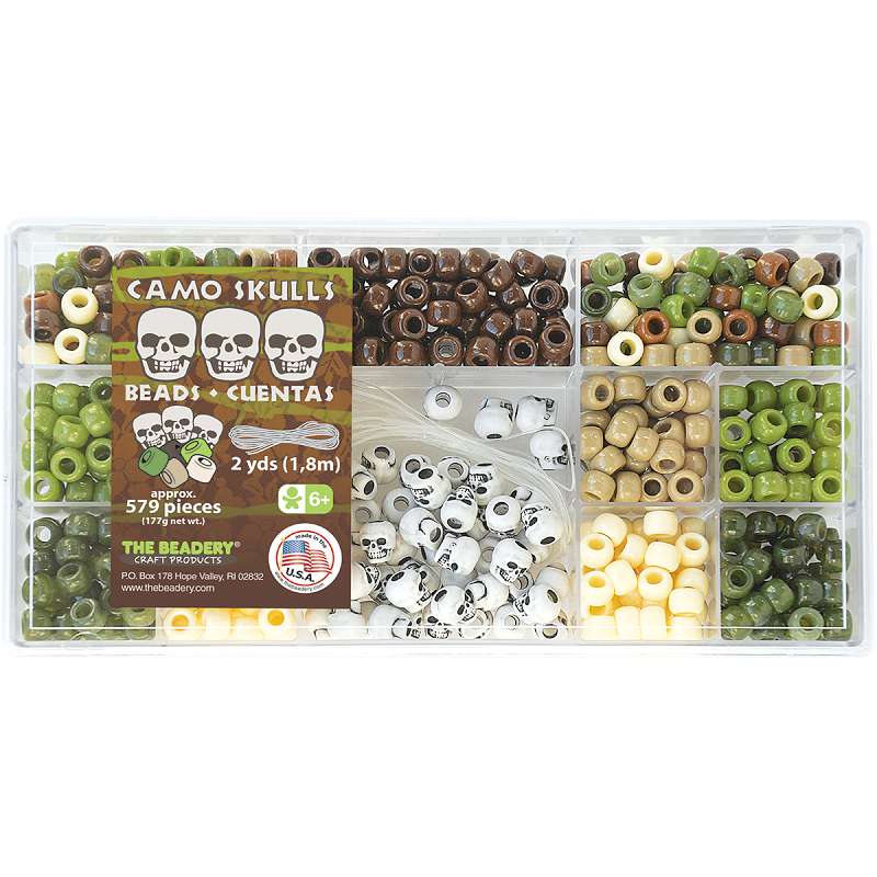 Bead Box Kit 6.25oz Camo Skulls
