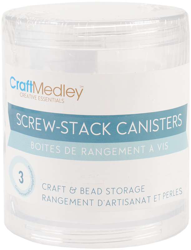 Bead Storage Screw-Stack Canisters 2.75